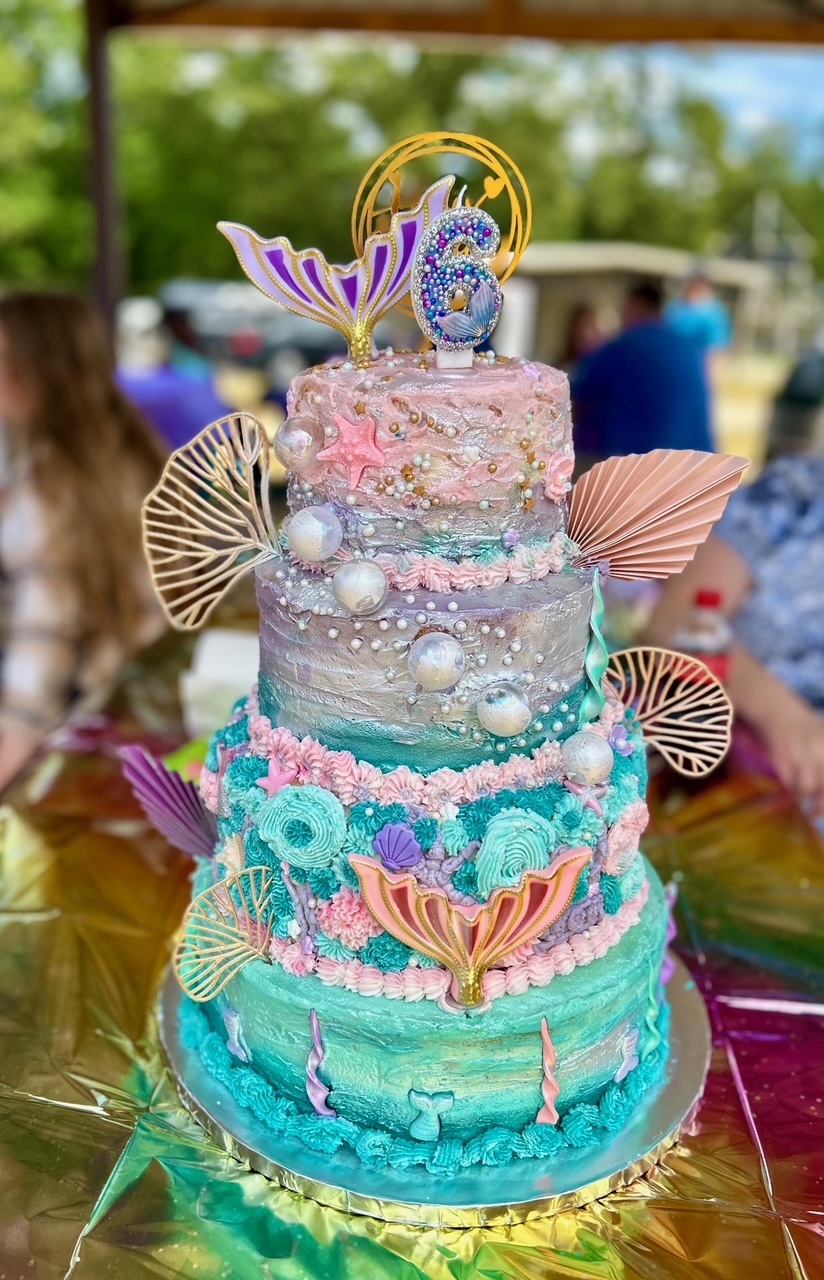 One of Christine's decorated cakes